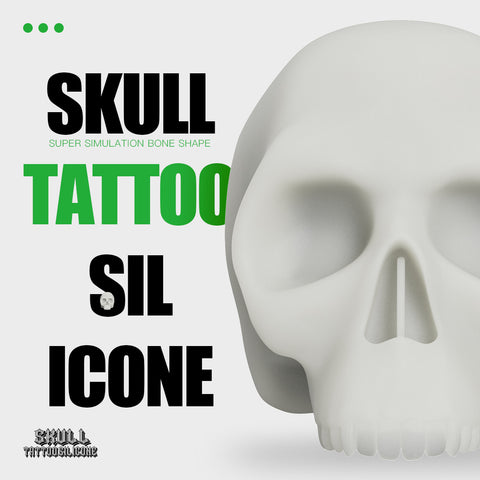 Skull Tattoo Silicone Bone Shape