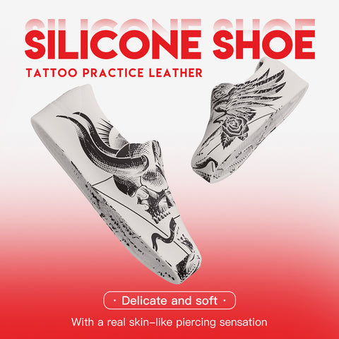 Silicone Shoe Tattoo Practice Leather