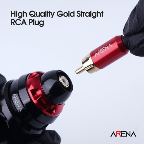 RCA Cord for Tattoo Machines Power Box Connected